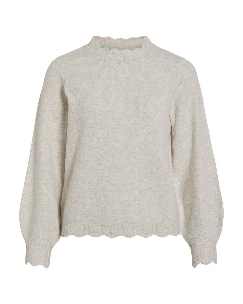 VINIKOLINA O-NECK L/S KNIT TOP