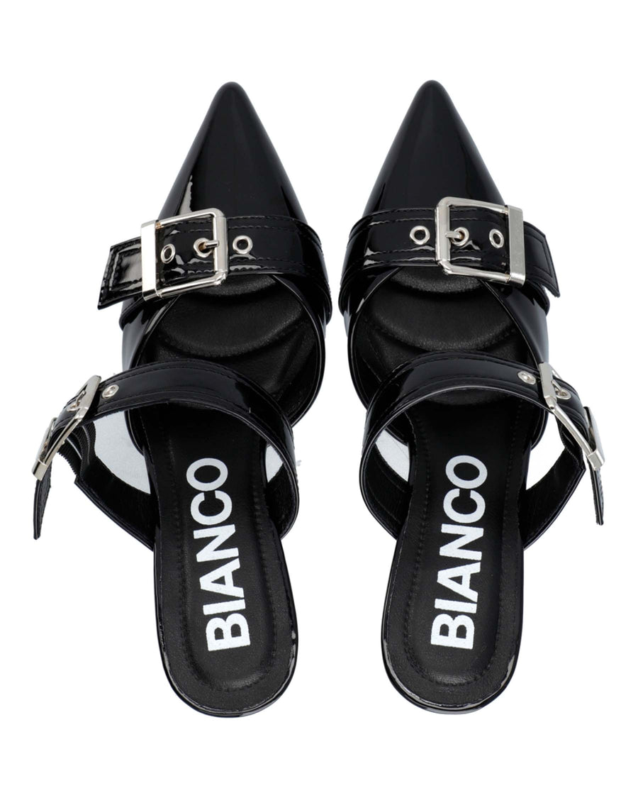 Biaglam mule double buckle