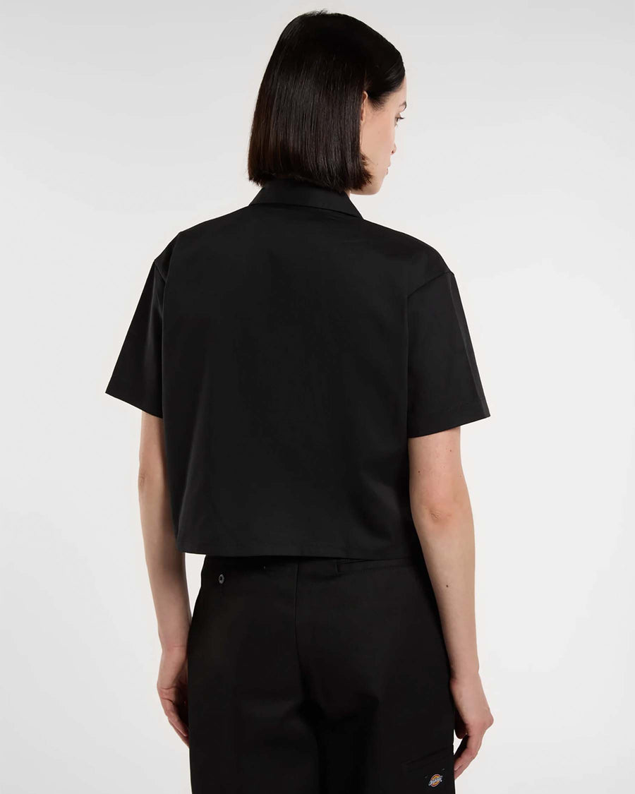 SS CROP WORK SHIRT