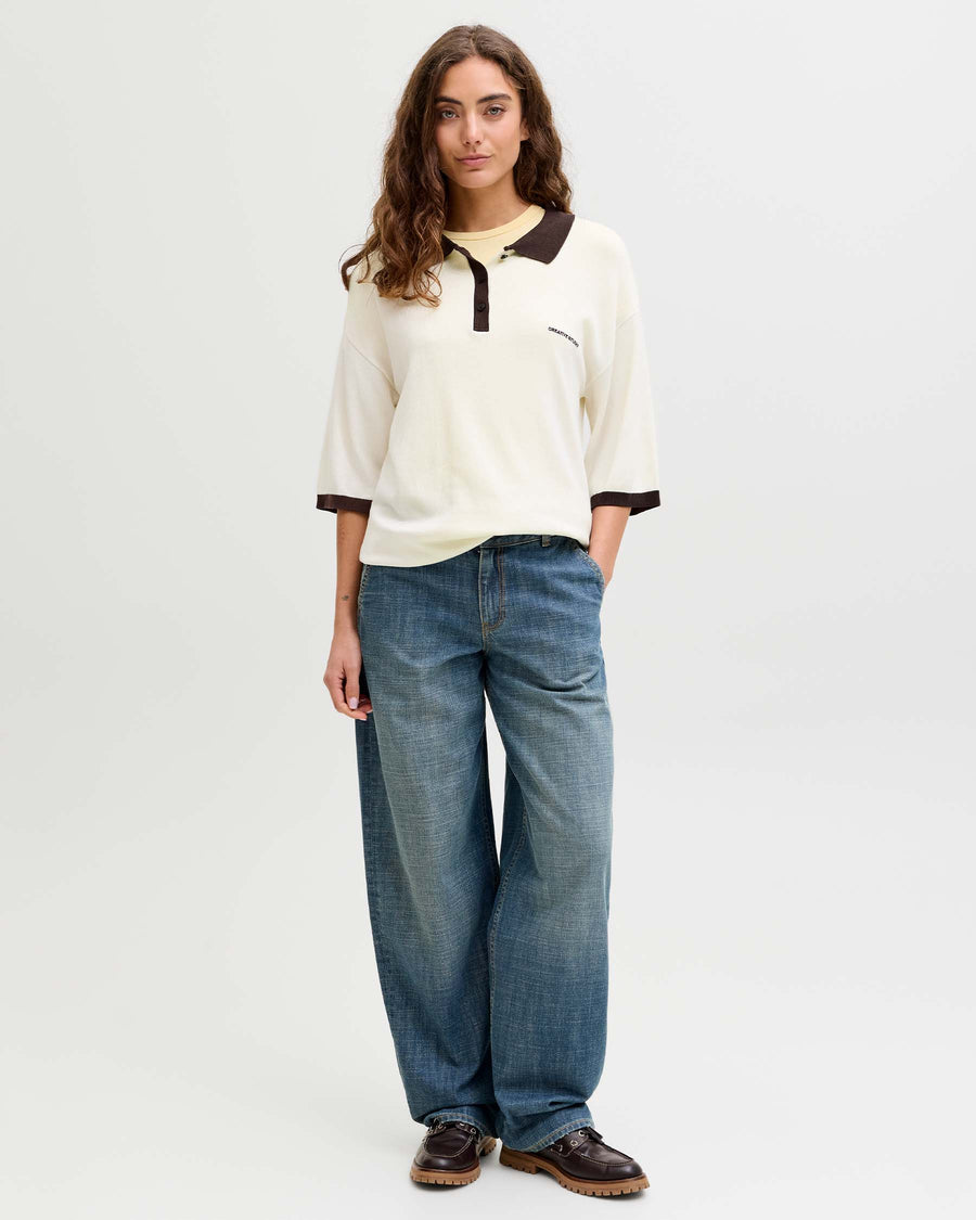 JXVILDA SS POLO KNIT