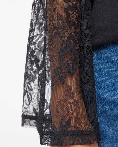 VIABIA LACE SLEEVE T-SHIRTThumbnail 
