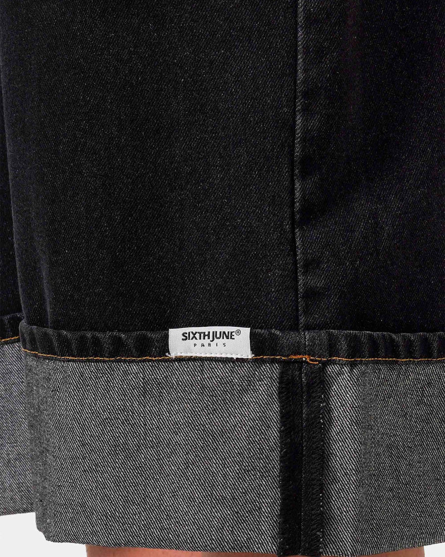 DENIM BIG REVERS SHORT