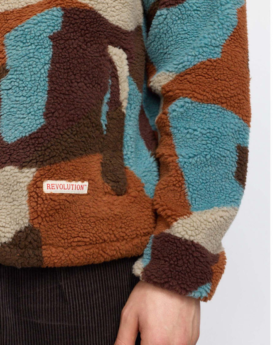 Printed Teddy Jacket