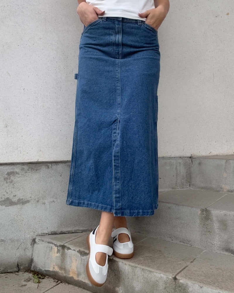 WOMENS CARPENTER DENIM SKIRT