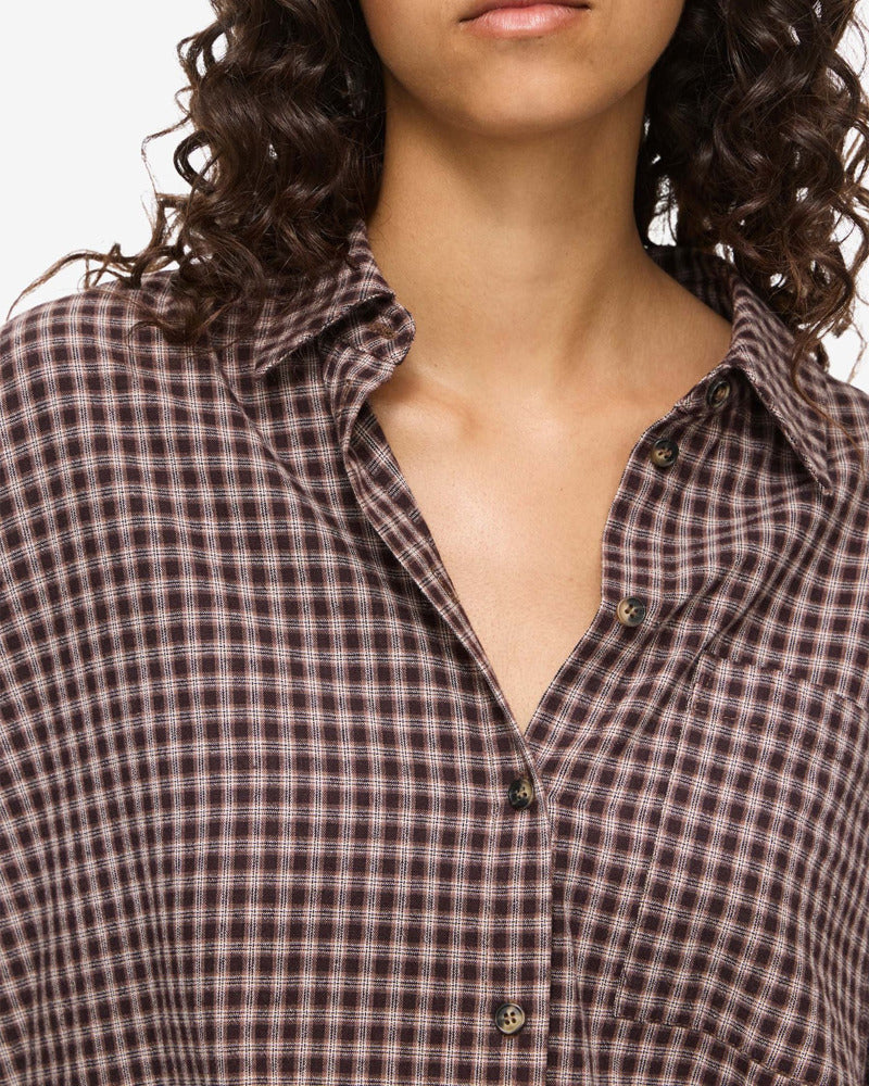 NMHAILEY ZOE L/S CHECK SHIRT