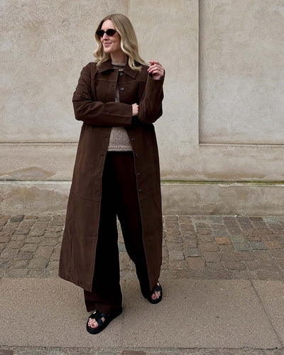 Ava fake suede jacketThumbnail 