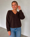 Purmelvina v-neck knit