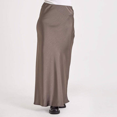 Valery satin skirtThumbnail 