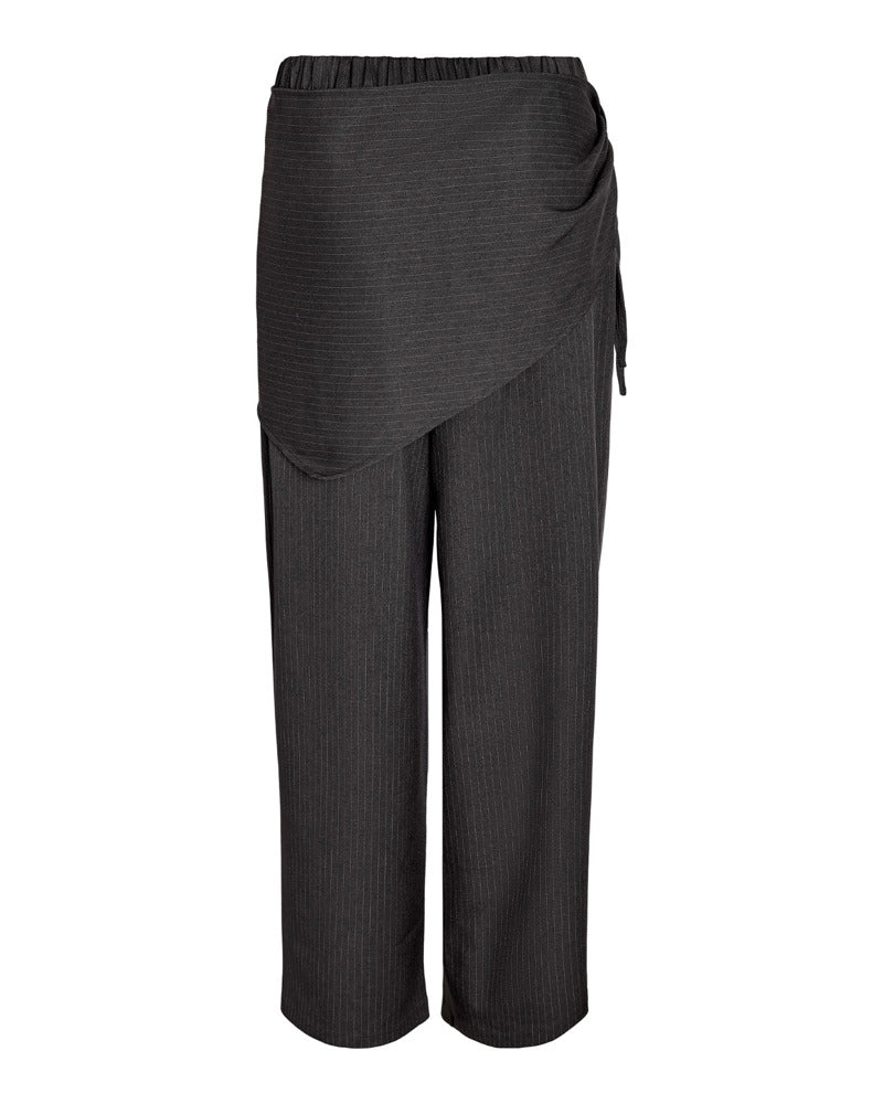 NMPINE MW PINSTRIPE SCARF PANT