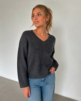 Purmelvina v-neck knit