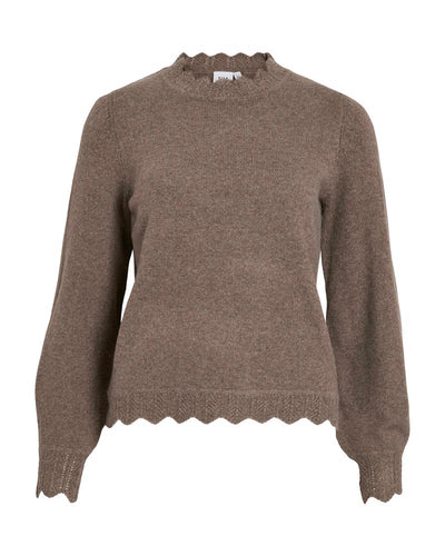 VINIKOLINA O-NECK L/S KNIT TOPThumbnail 
