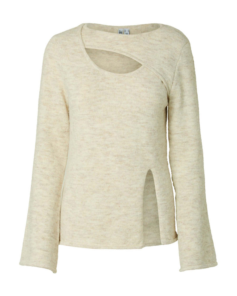 PCVALLIE SLIT KNIT