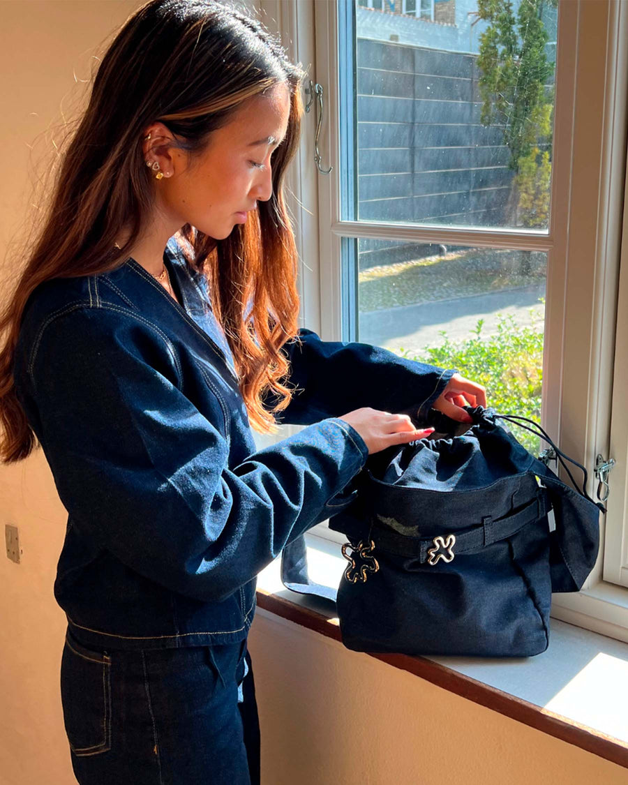Denim crossbody