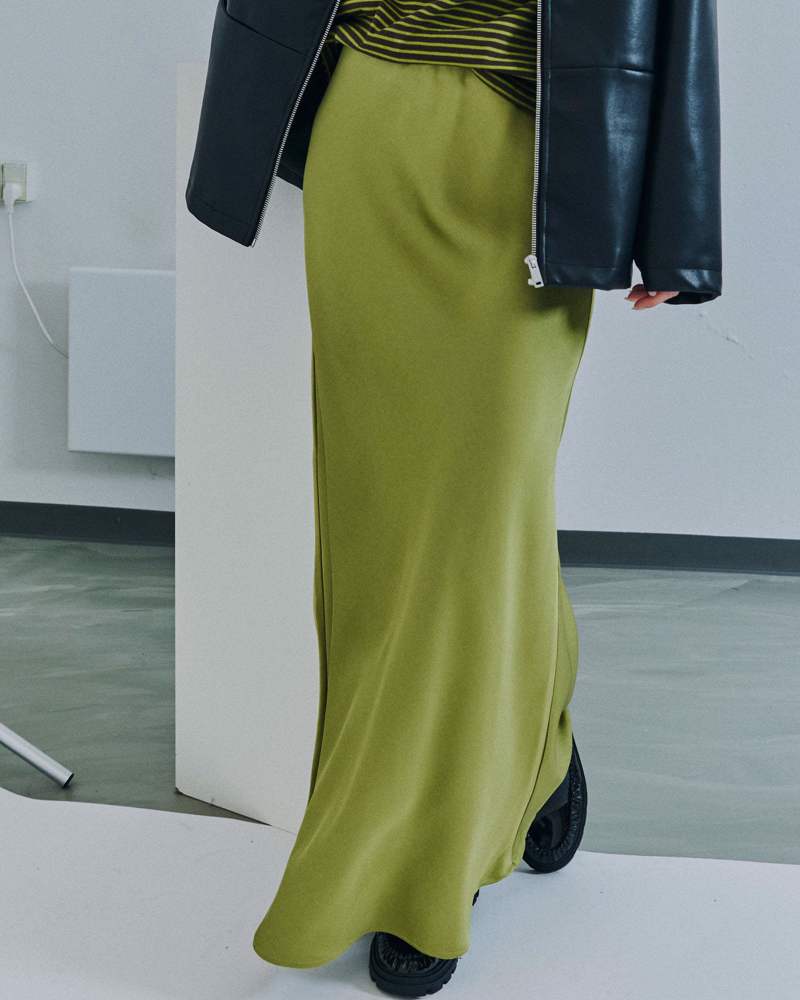 Valery satin skirt