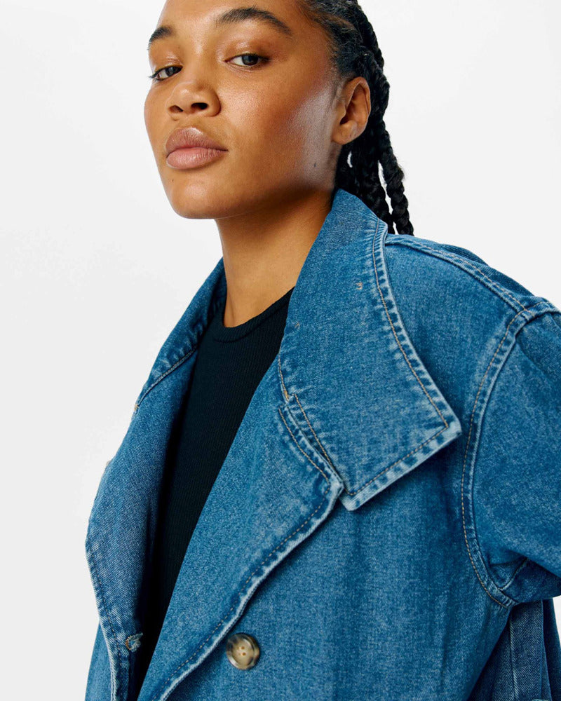 OBJTILLA GRO LO DENIM JACKET