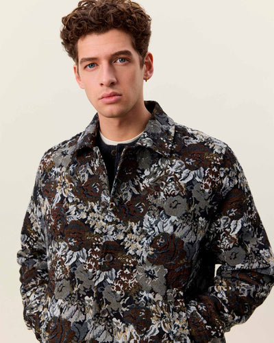 Rose Jacquard OvershirtThumbnail 