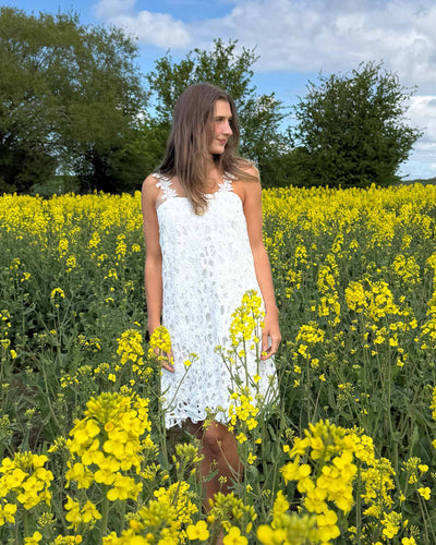 Pcmarisa lace short dressThumbnail 