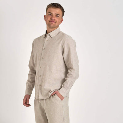 Mario linen Shirt LSThumbnail 