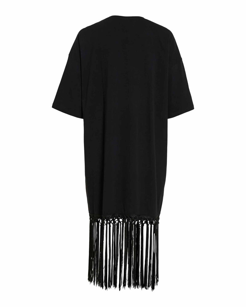VIKATA OVERSIZE FRINGE DRESS