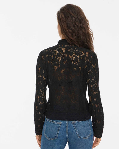 NMVENNA L/S MANDARIN BLOUSEThumbnail 