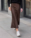 Klara satin skirt