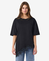 NMEASY LACE DETAIL T-SHIRT