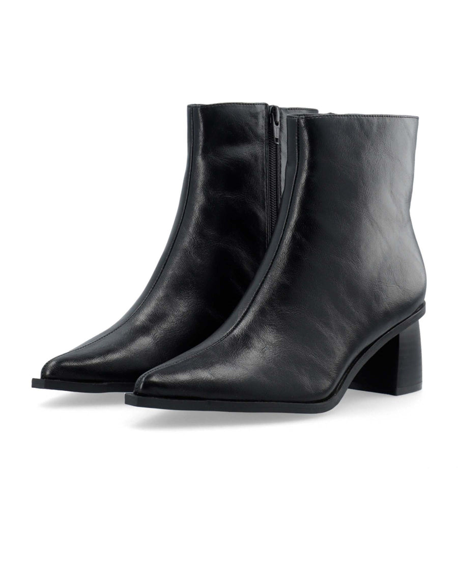 BIALEONORA Short Zip Boot Faux