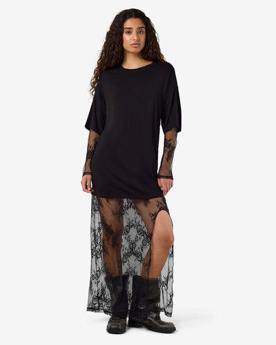 NMTIKA L/S LACE INSERT DRESSThumbnail 