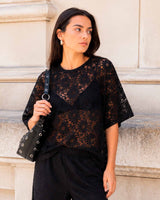 Purnoelle lace tee
