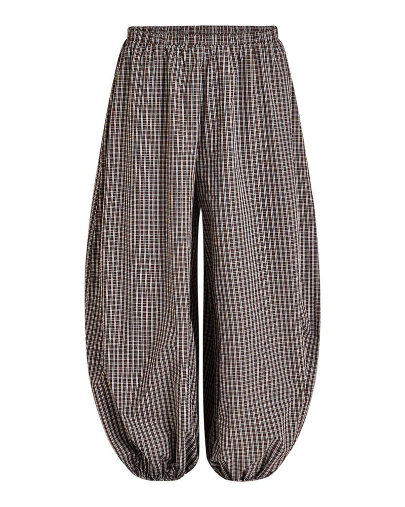 Purella check harem pant