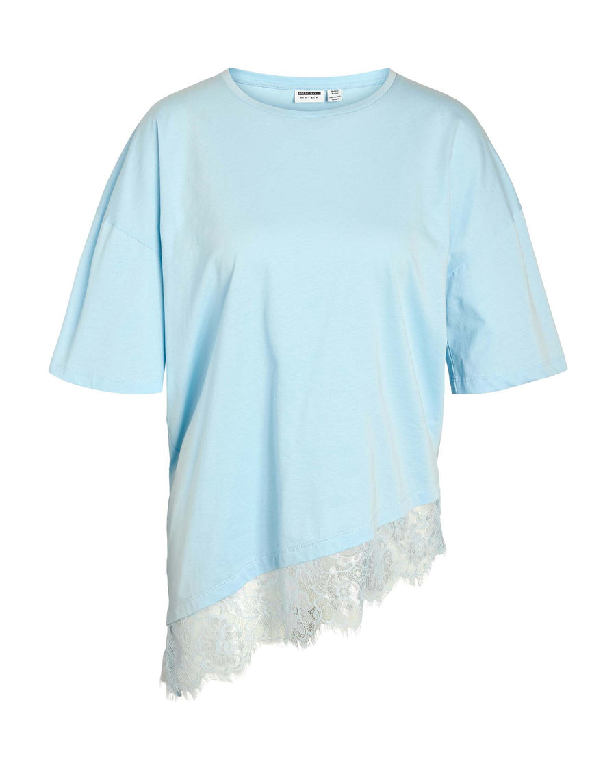 NMEASY LACE DETAIL T-SHIRT