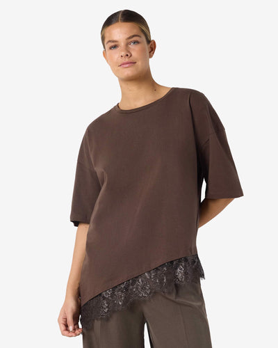 NMEASY LACE DETAIL T-SHIRTThumbnail 