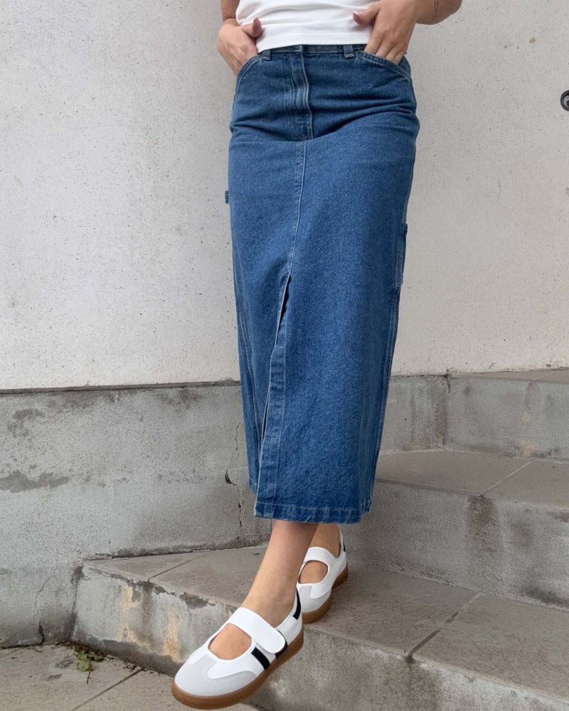 WOMENS CARPENTER DENIM SKIRT