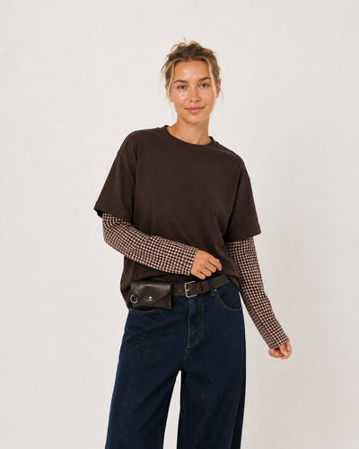 Mie oversize check lsThumbnail 