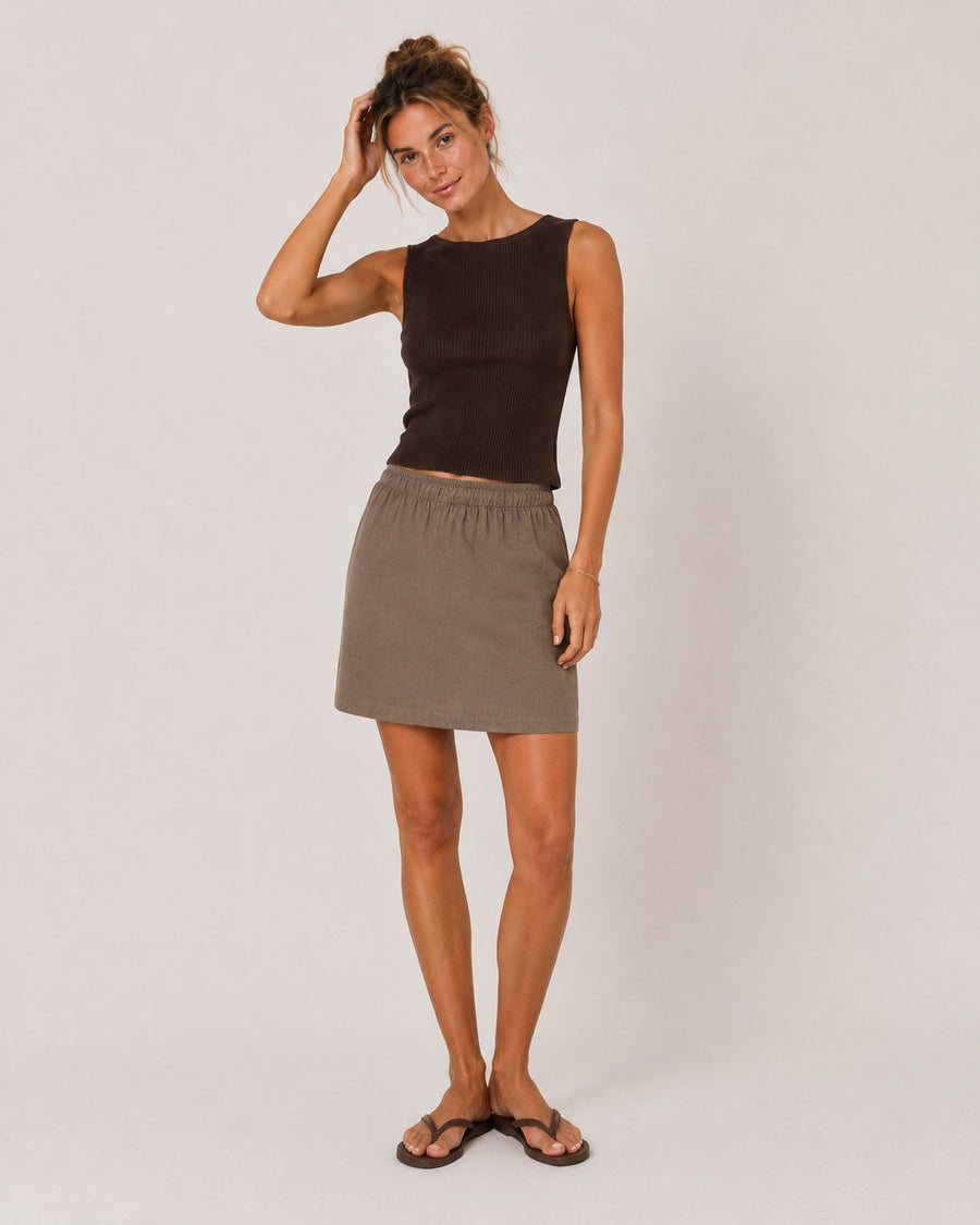 Puranneli linen skirt