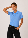 Alba ss knit polo