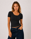 Lara rib tee