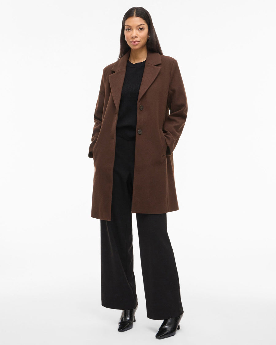 VICLAUDIA BUTTON COAT