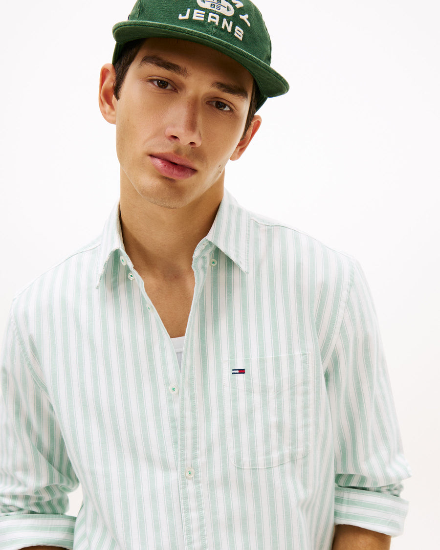 TJM STRIPE OXFORD SHIRT