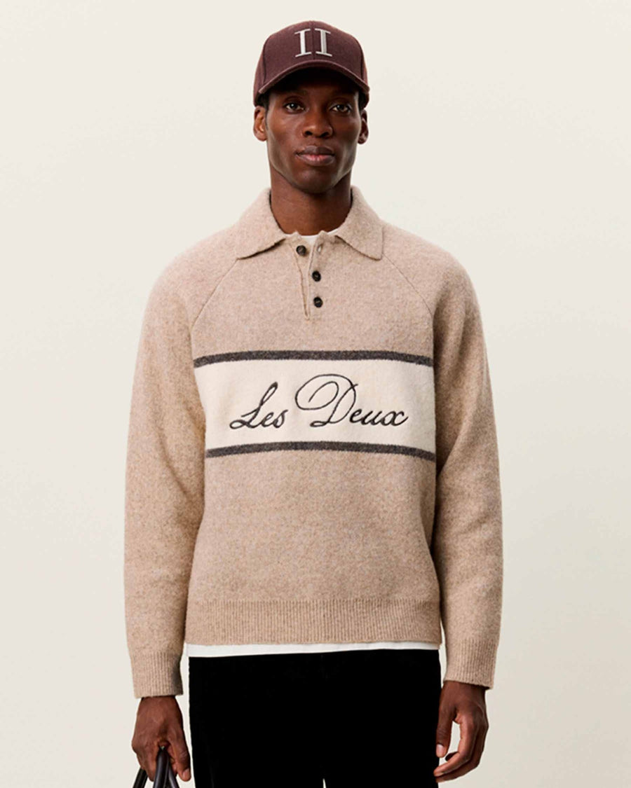Signature Melange Knitted Polo