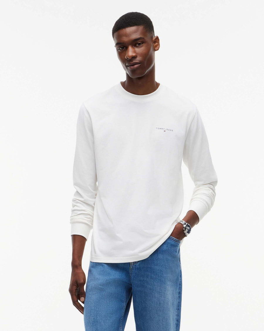 TJM SLIM CHEST LINEAR LS TEE