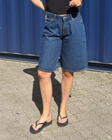 JXELEANOR MW LONG DENIM SHORTS