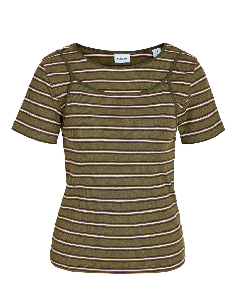 NMJUDE S/S DOUBLE LAYER TOP