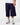 STRIPED DENIM BAGGY SHORT