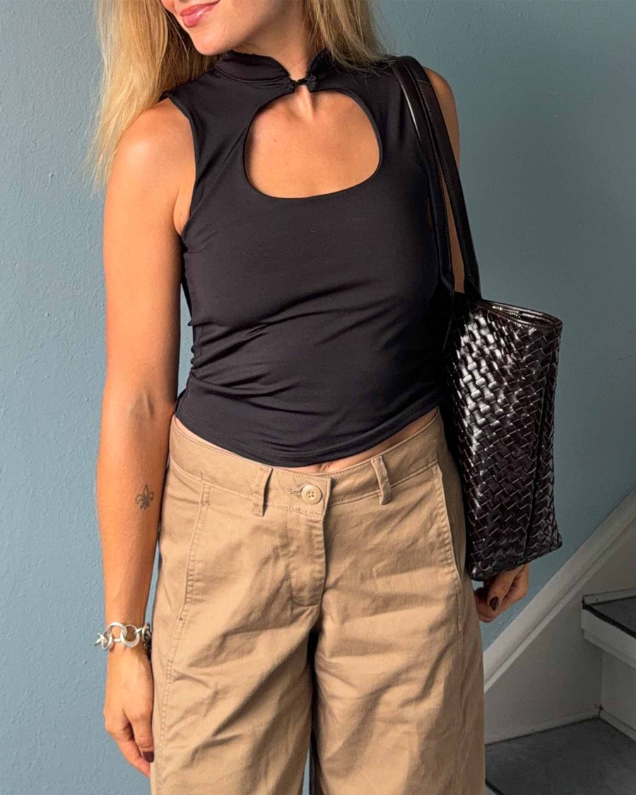 NMPARLA S/L MANDARIN TOP