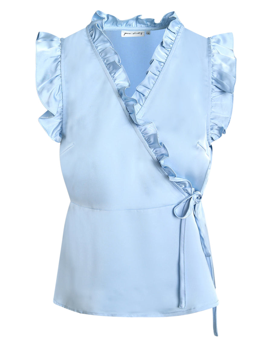 Purjuly satin top