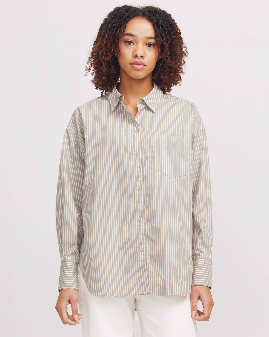 JXJAMIE RELAXED POPLIN SHIRT