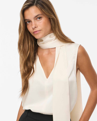 VIRAIMA S/L TOP W/ SCARFThumbnail 