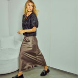 Valery satin skirt