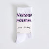 Purthroa tennis sock